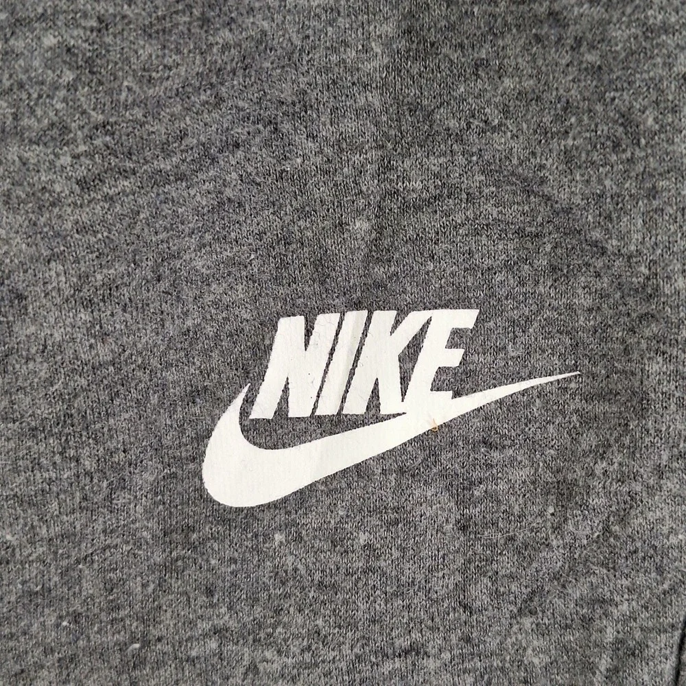 Nike Sweatpants Mens M Grey Activewear Fleece Joggers Athletic Lounge